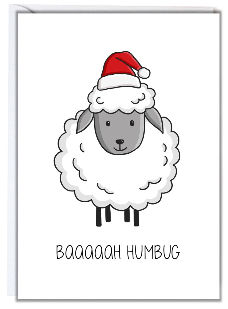Baaaaah Humbug Christmas Card
