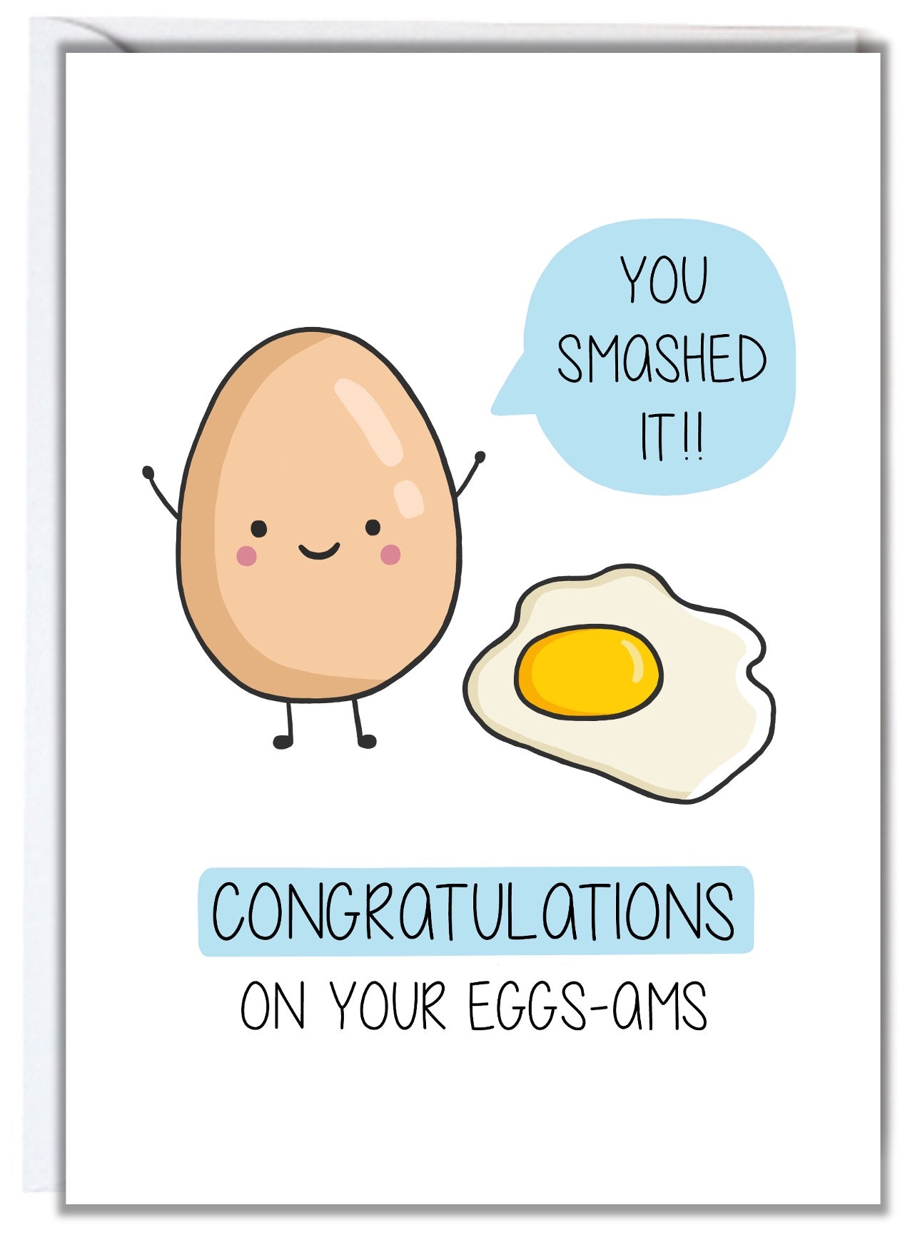 Congratulations Eggs-ams Card
