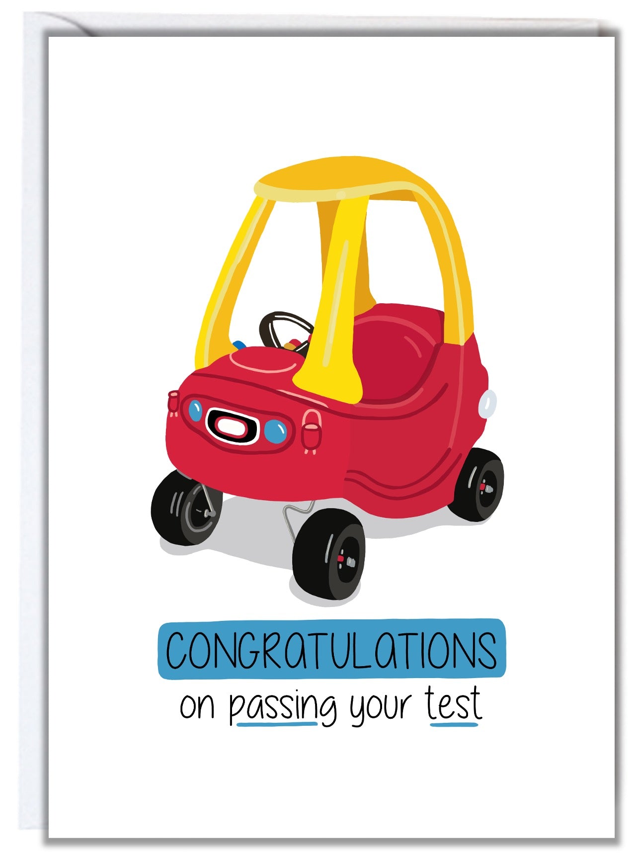 Toy Car Driving Test Card