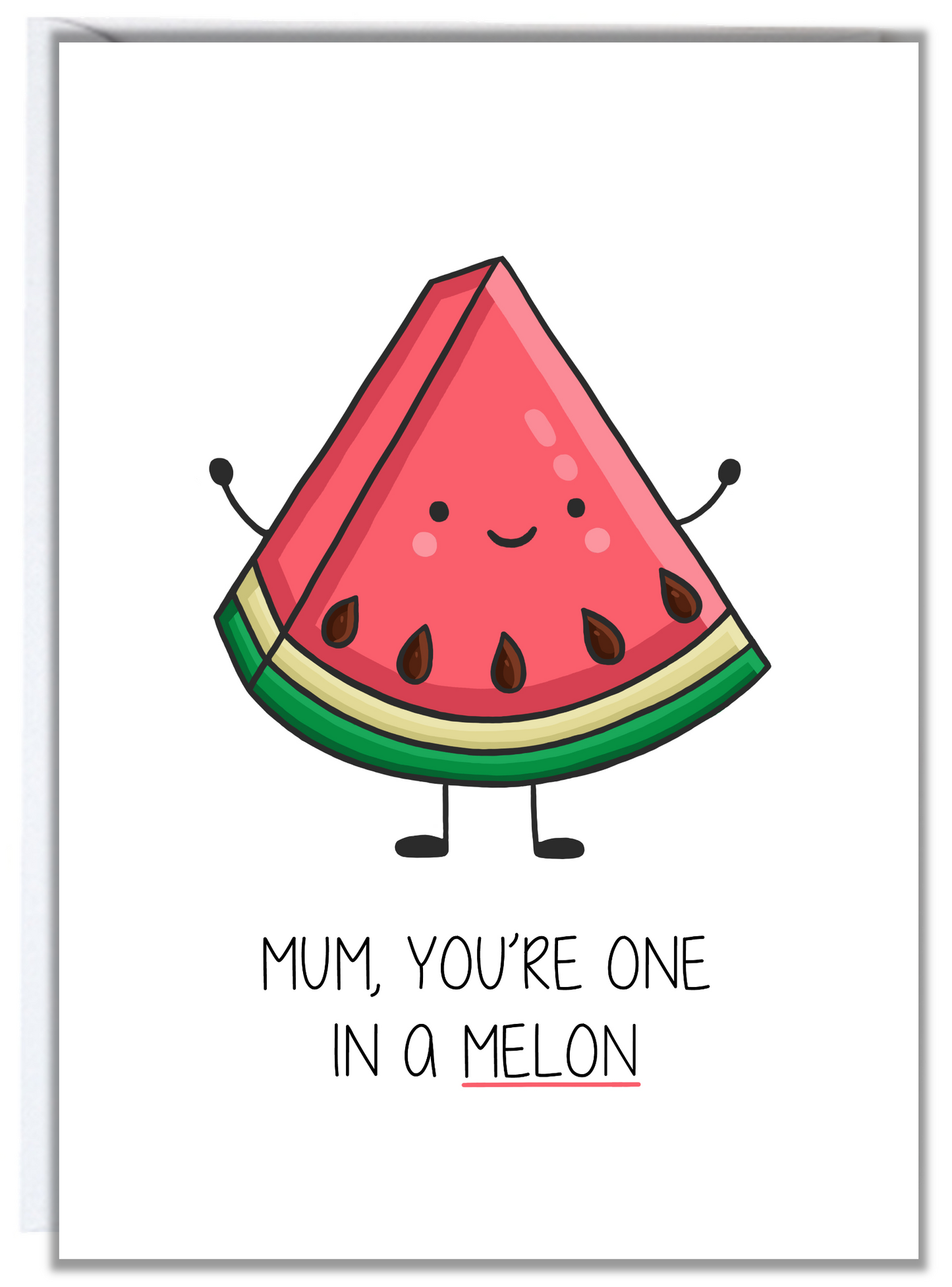 One in a Melon Mother's Day Card