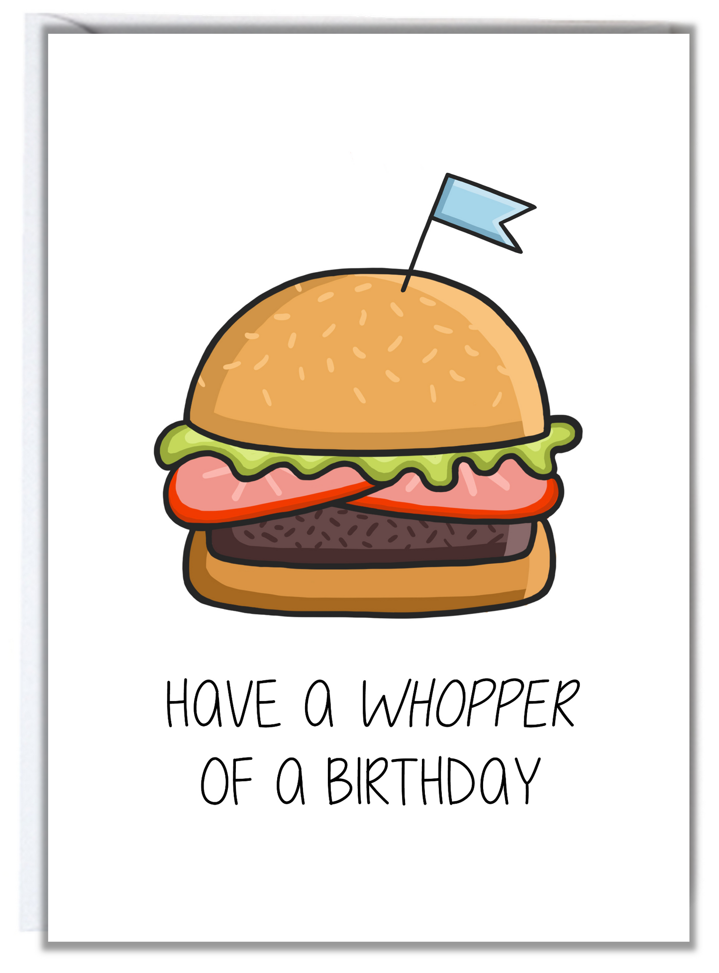 Burger Birthday Card