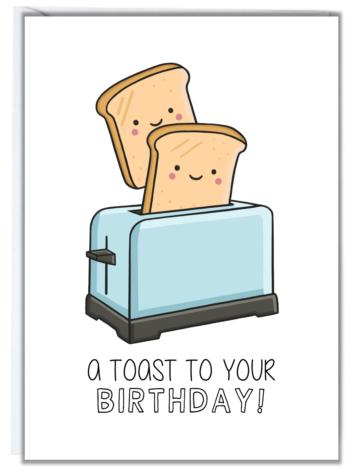 Toast Birthday Card
