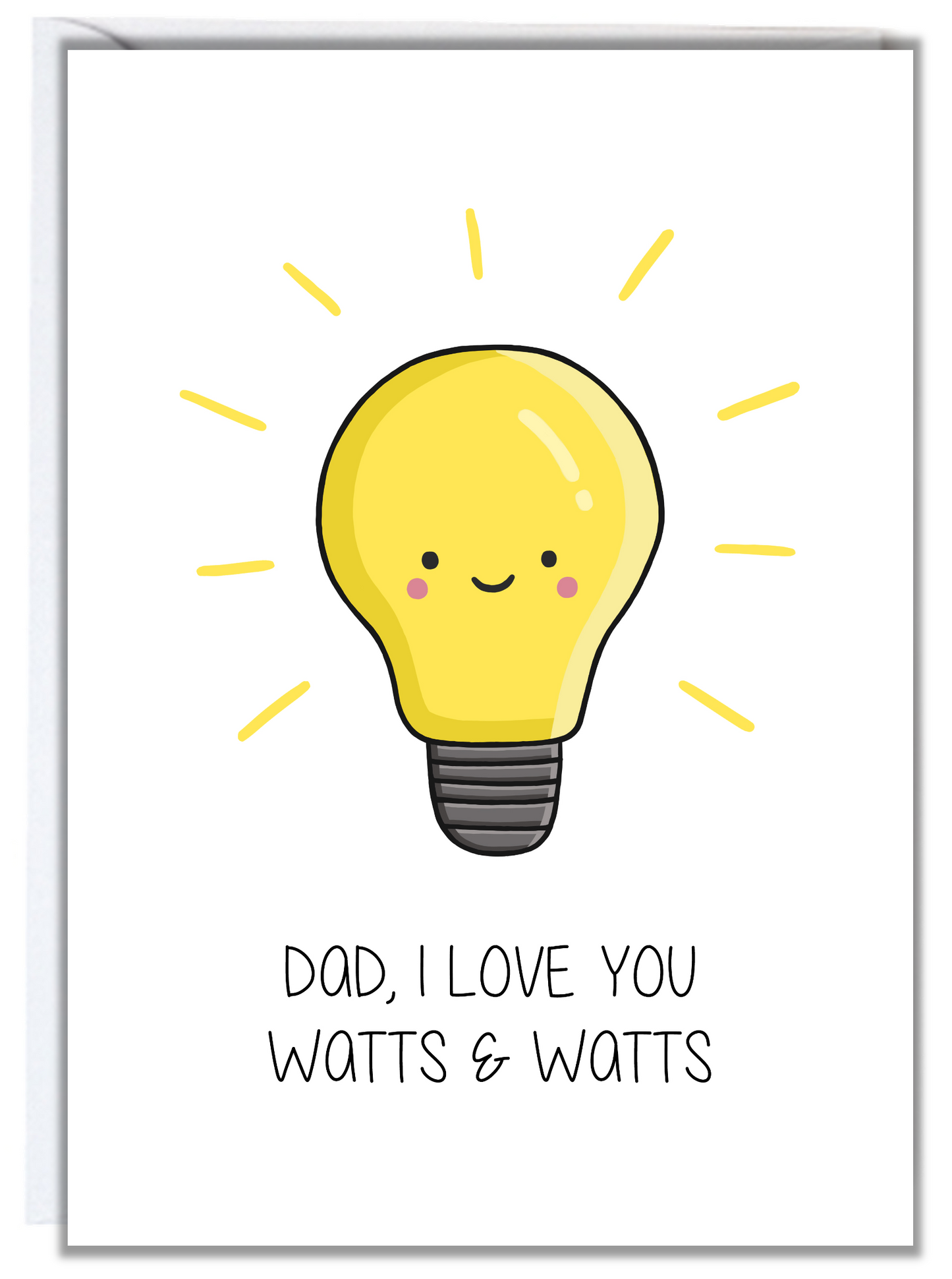 Love You Watts & Watts Card