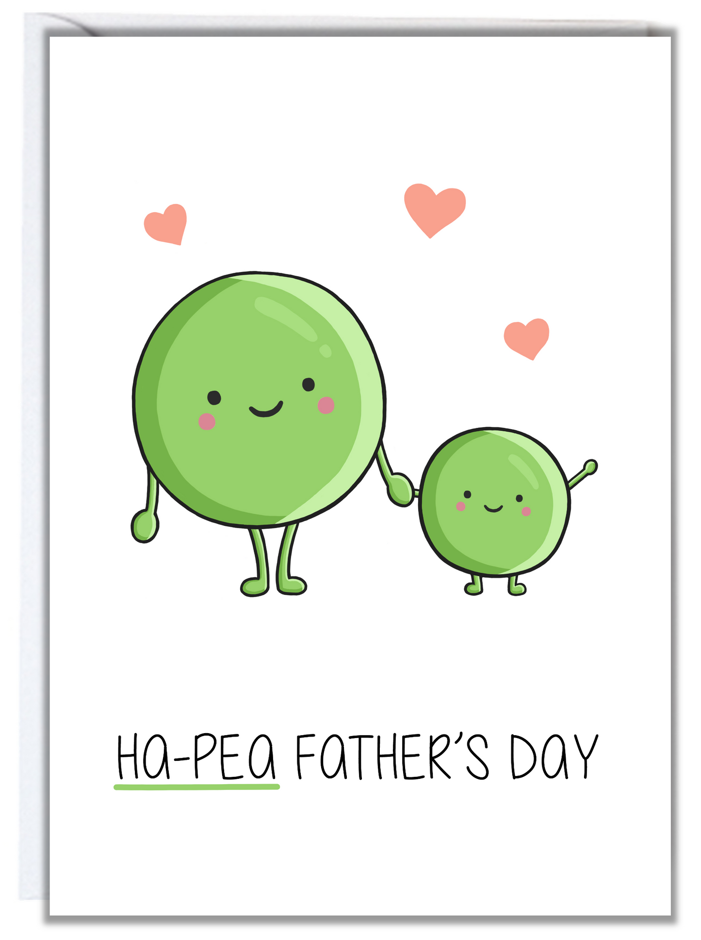 Ha-Pea Father's Day Card