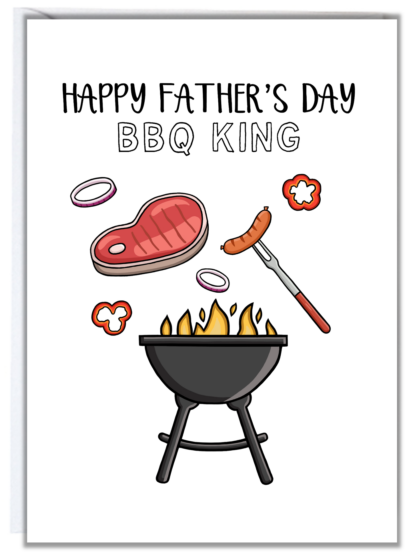 BBQ King Father's Day Card