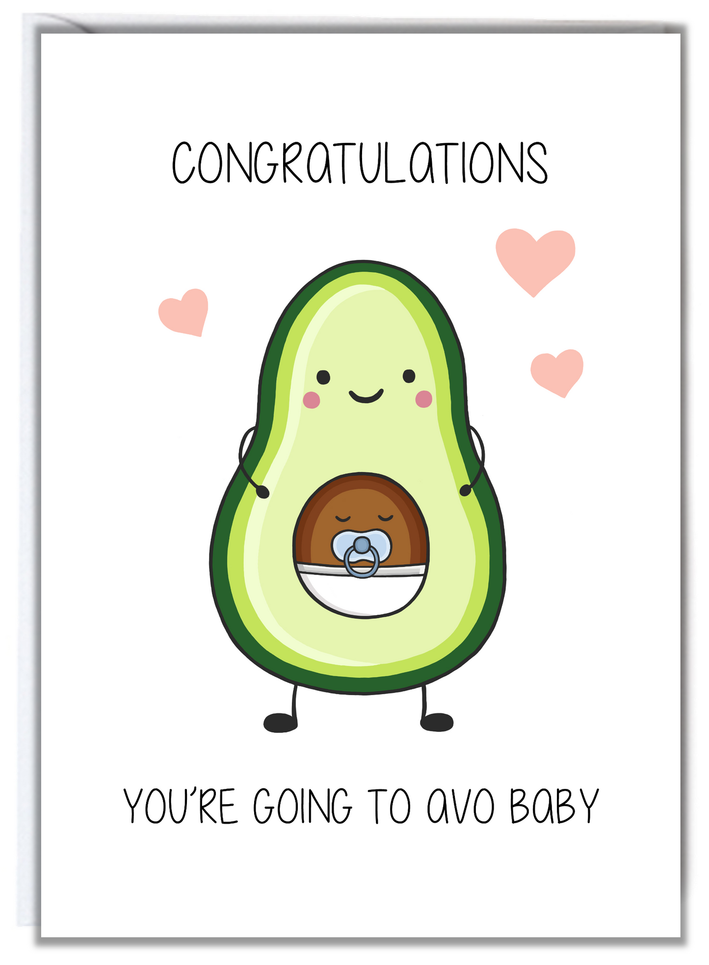 Avocado New Baby Card