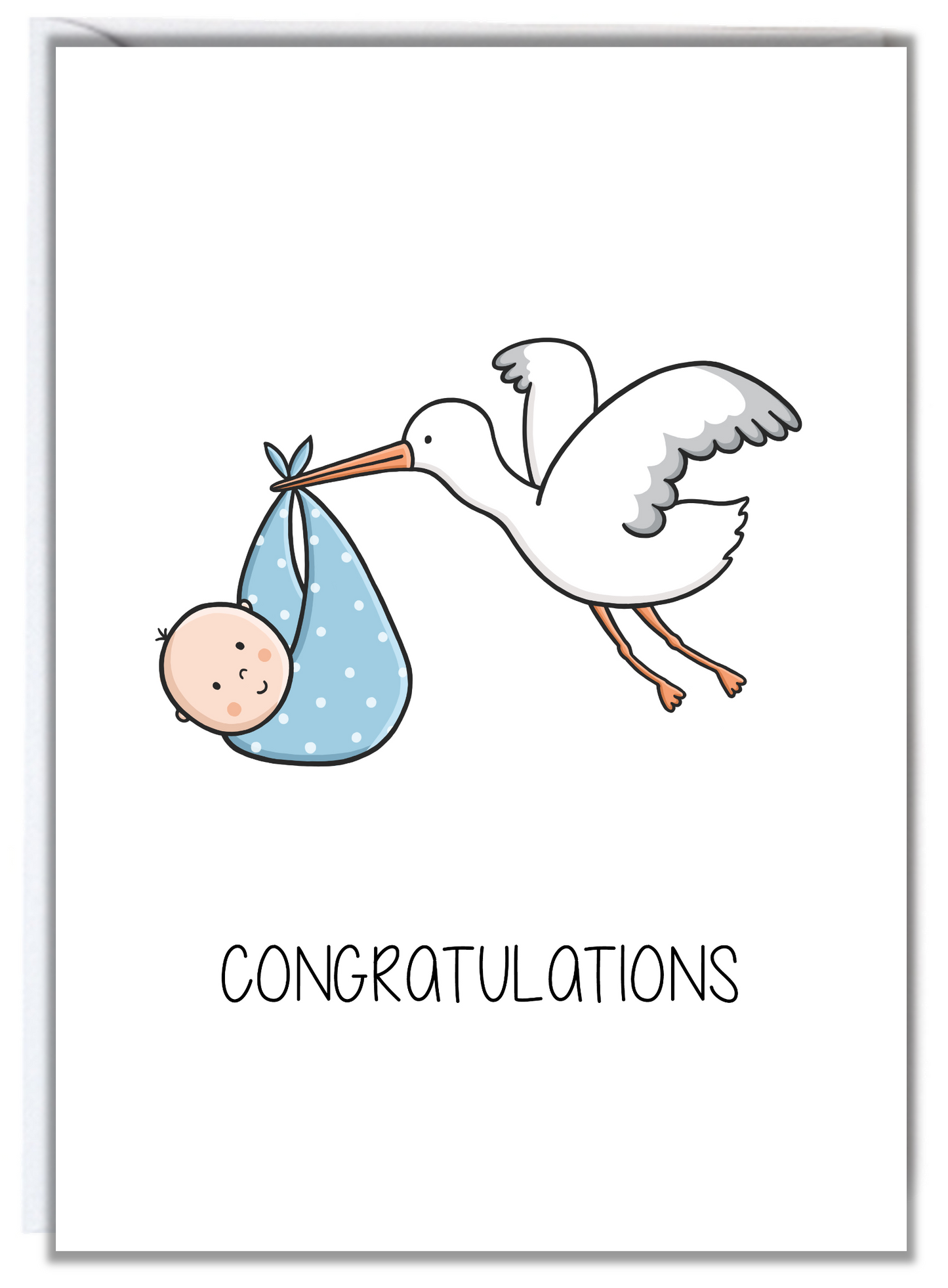 Stalk New Baby Card