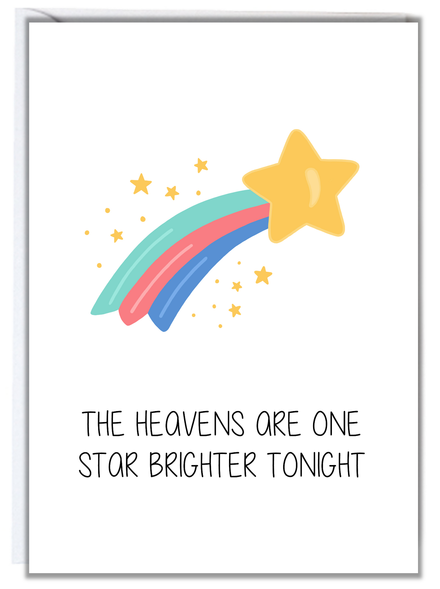 Heavens One Star Brighten Card