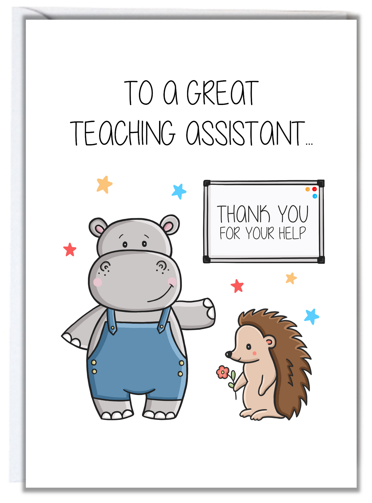 Thank You Teaching Assistant Card