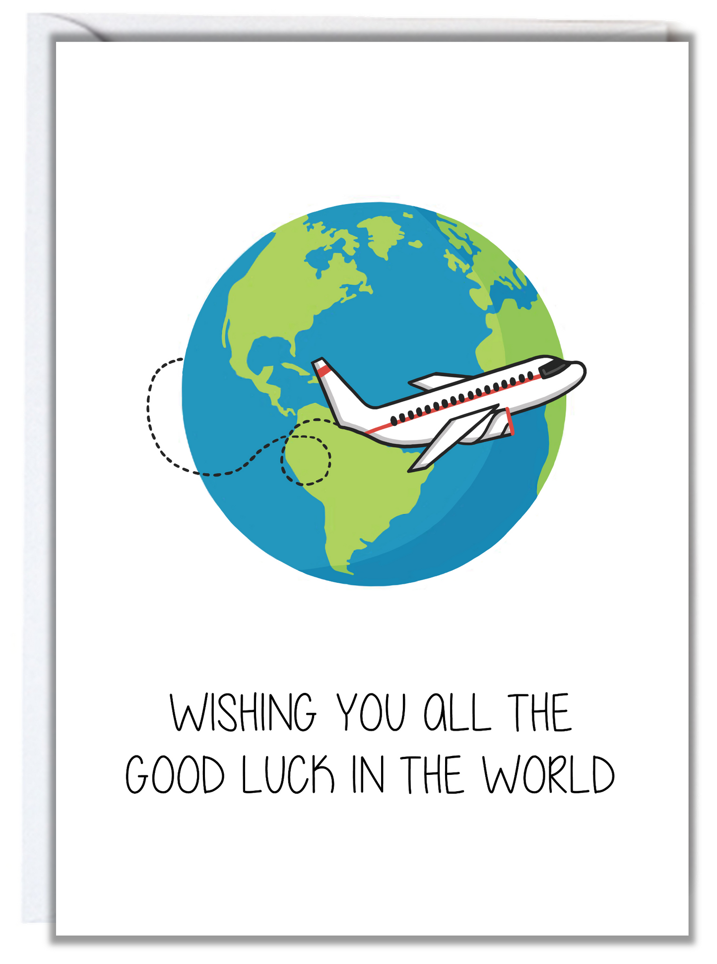World Good Luck Card
