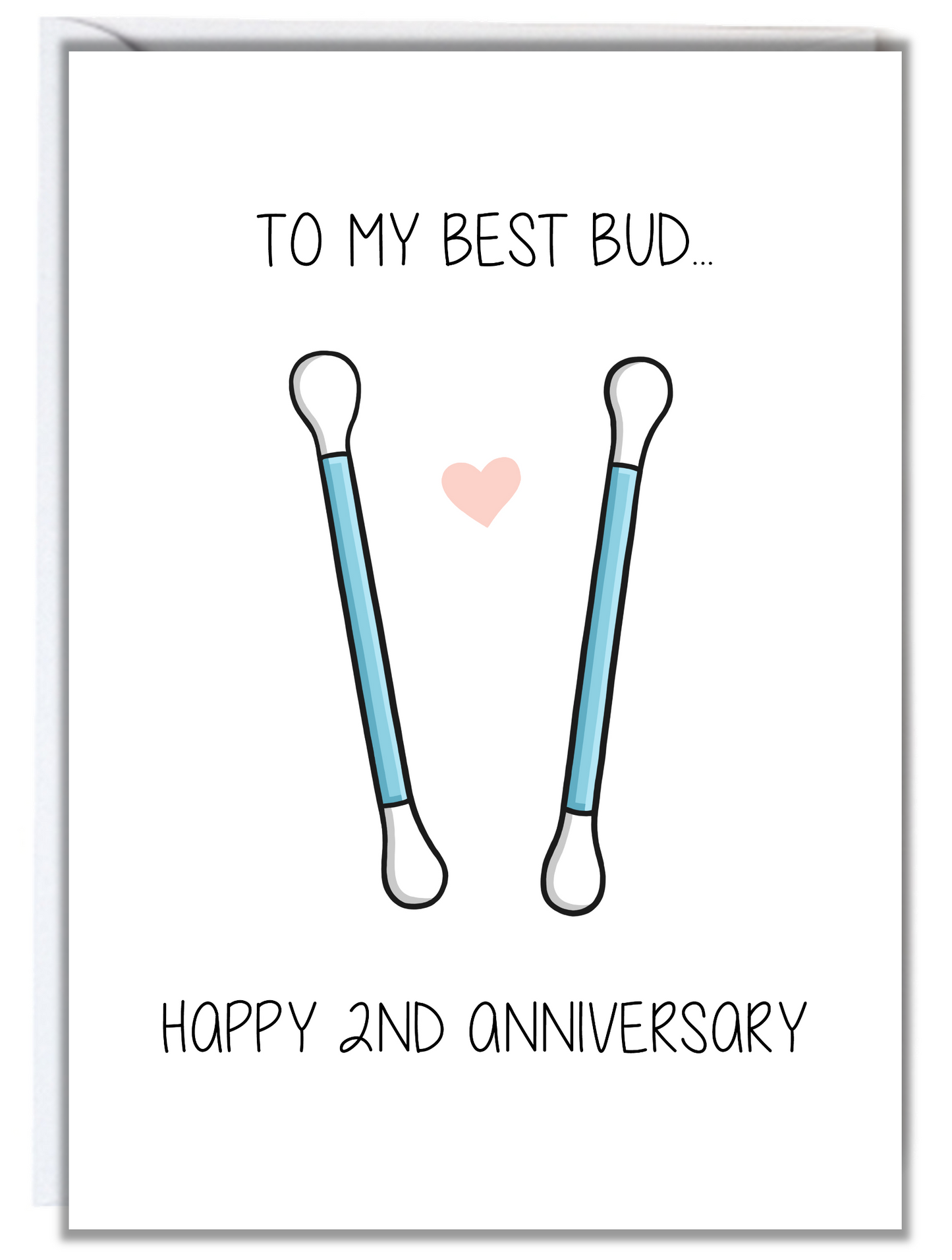 2nd Anniversary Card (Cotton)