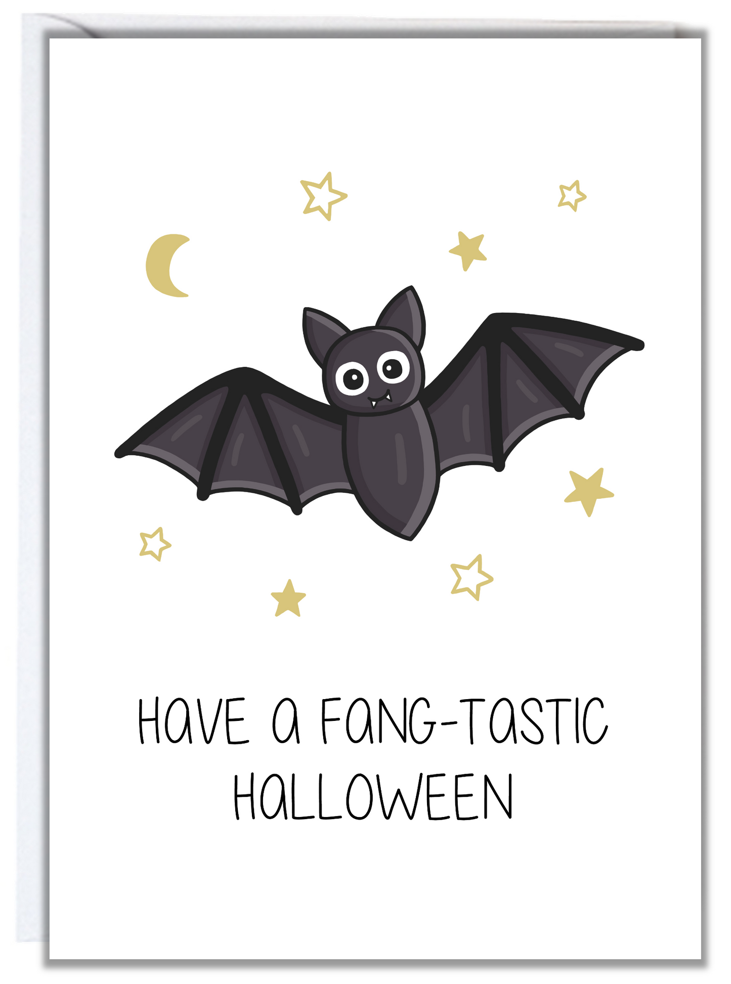 Fang-Tastic Halloween Card