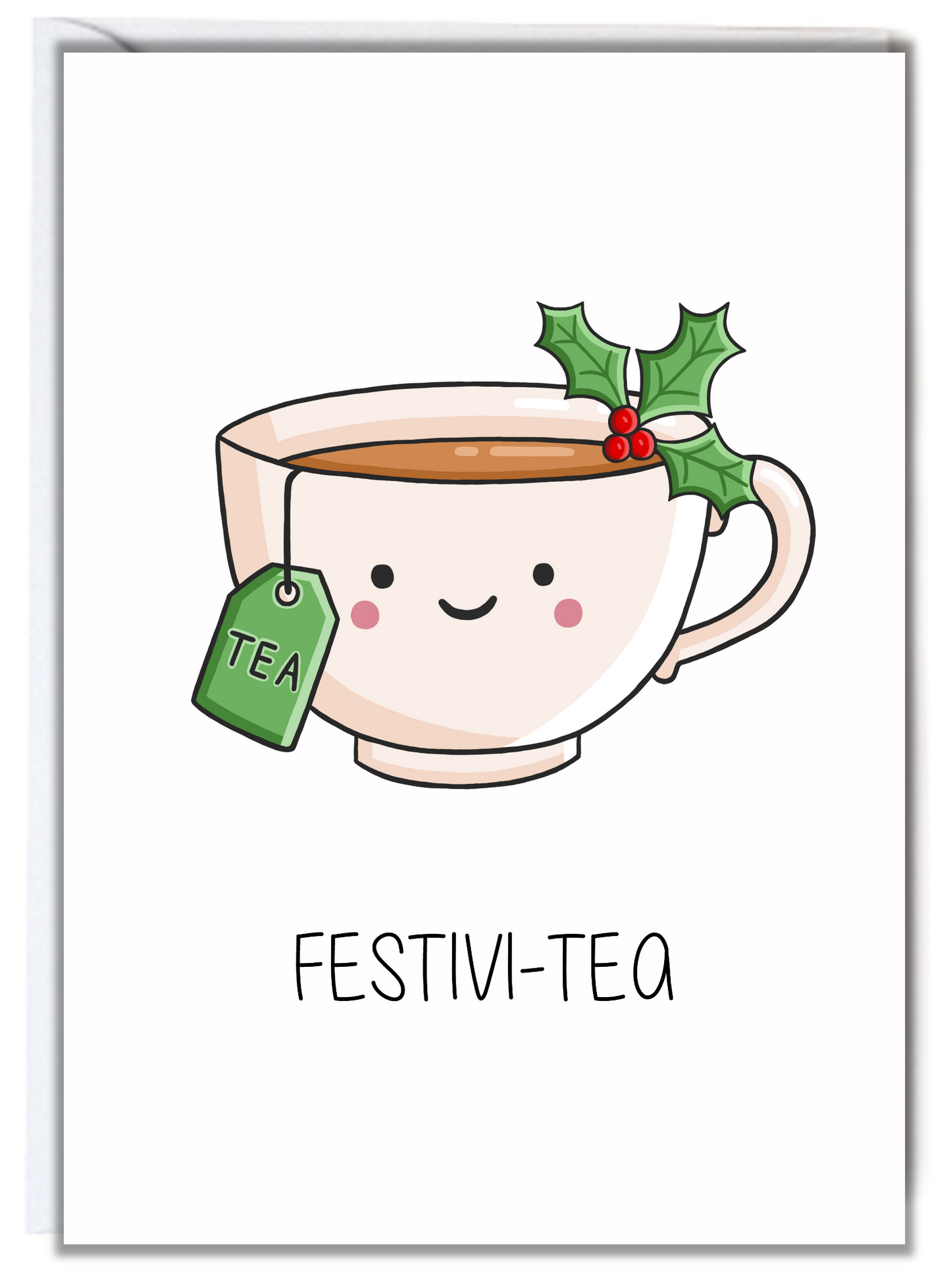 Festivi-Tea Christmas Card