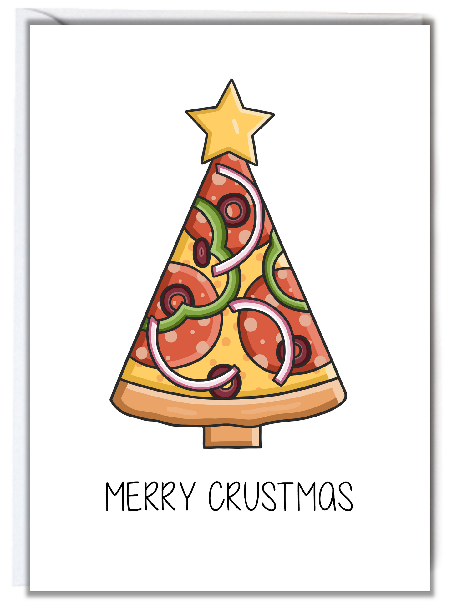 Merry Crustmas Christmas Card