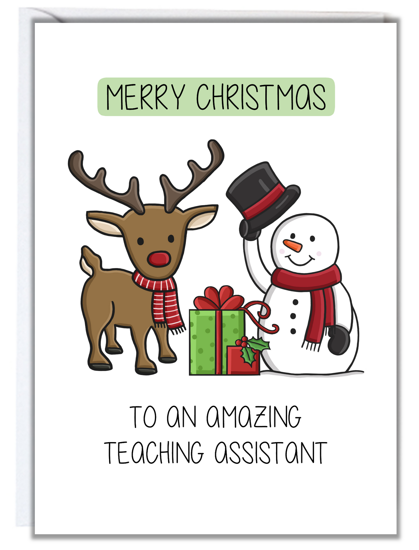 Teaching Assistant Christmas Card