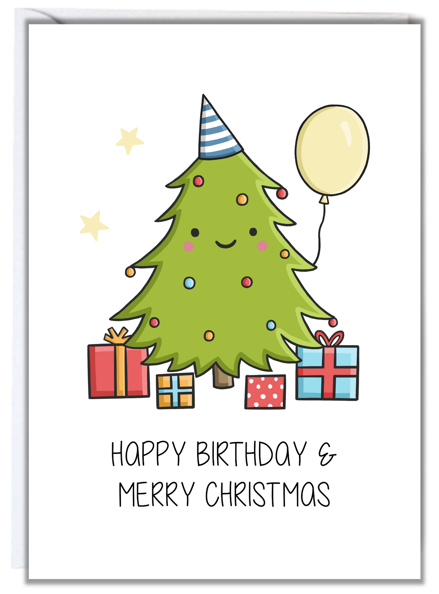 Birthday Christmas Card