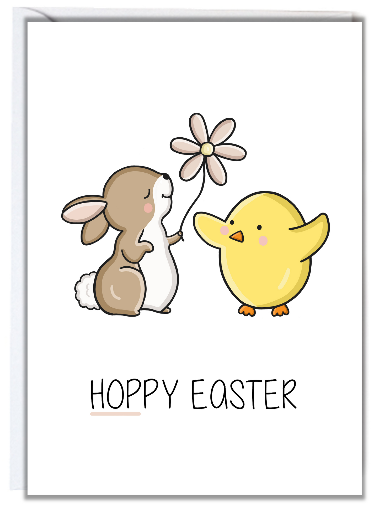 Chick and Bunny Easter Card