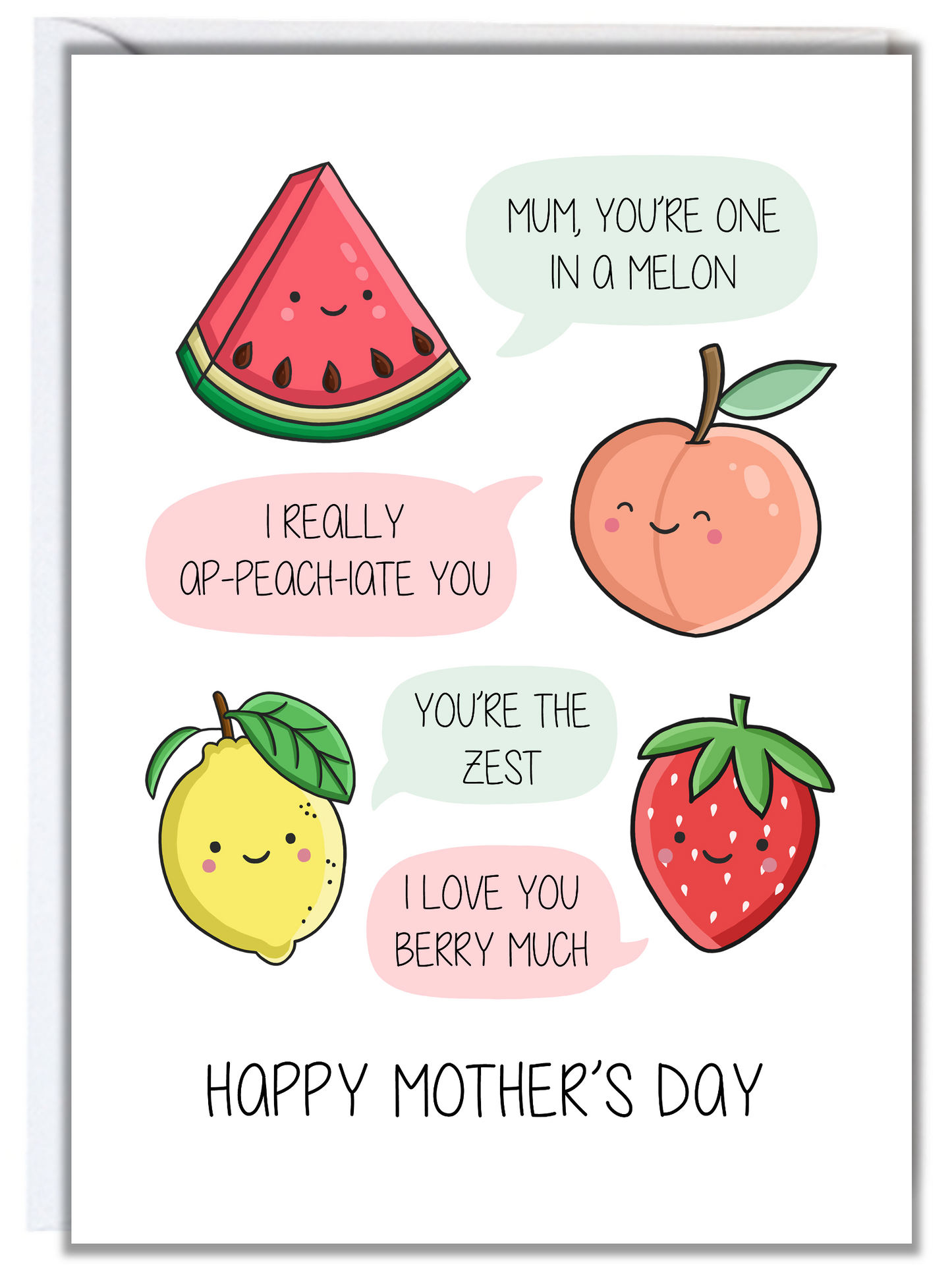 Fruit Puns Mother's Day Card