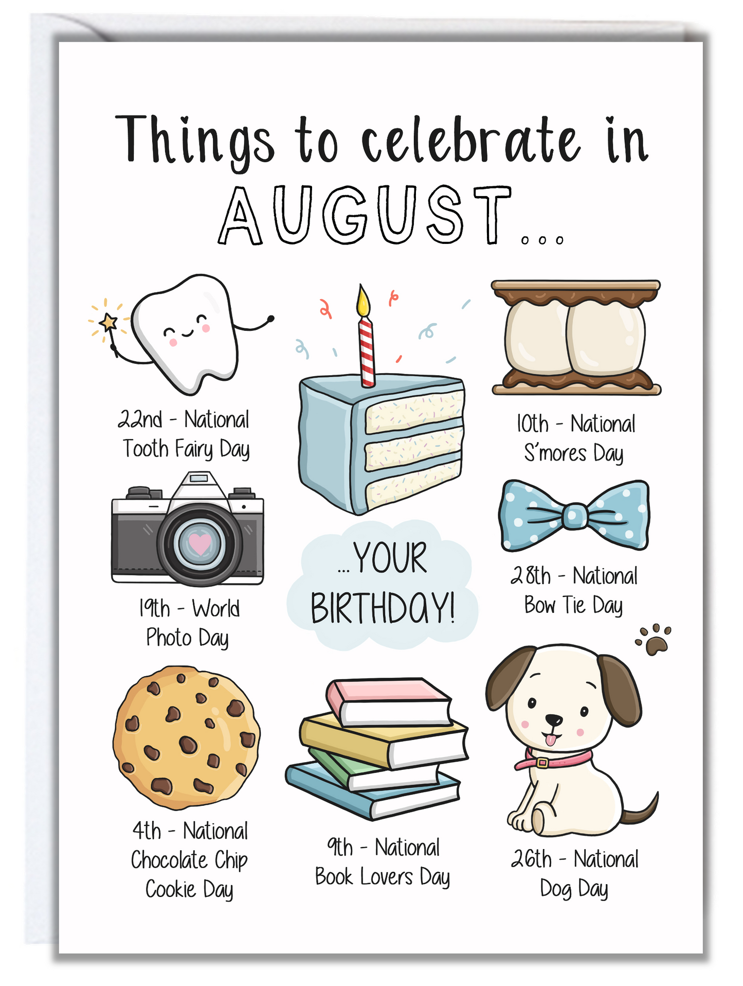 August Birthday Card