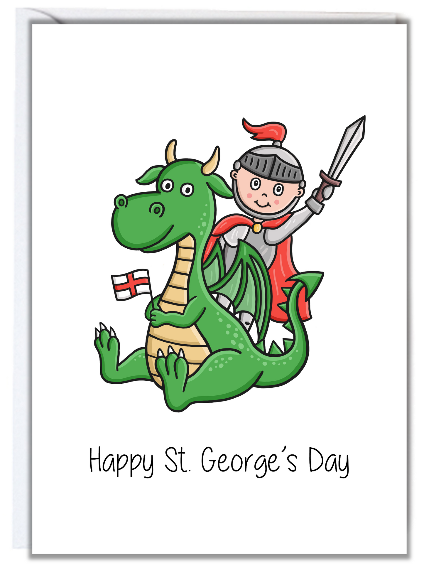 Dragon St. George's Day Card