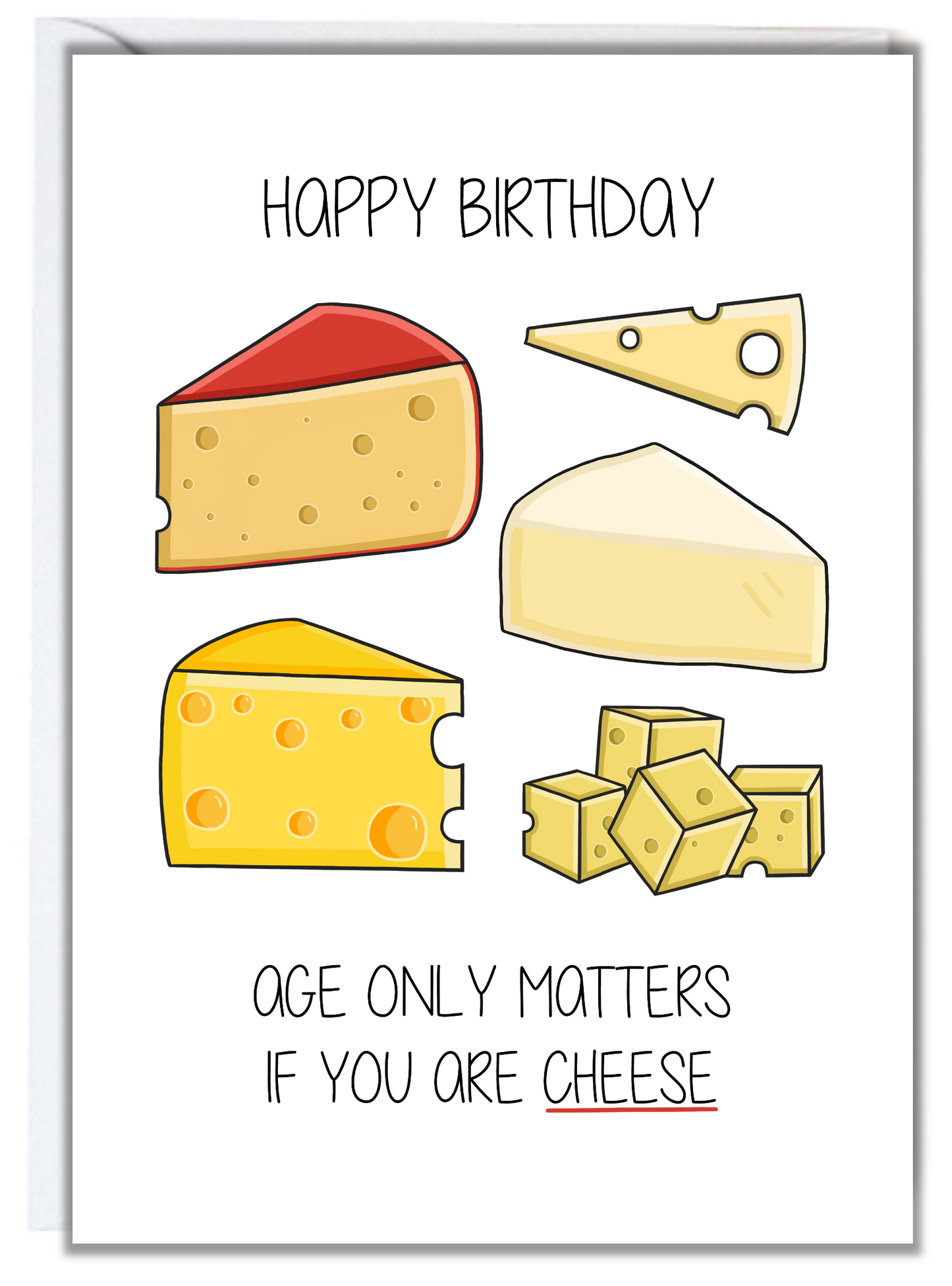 Cheese Birthday Card