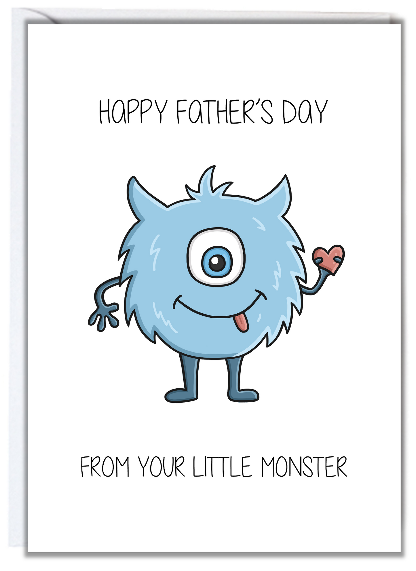 Little Monster Father's Day Card
