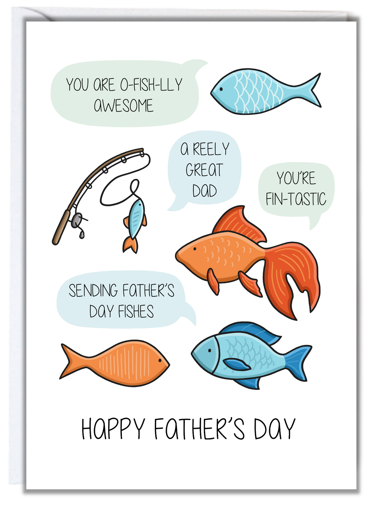 Fin-tastic Father's Day Card