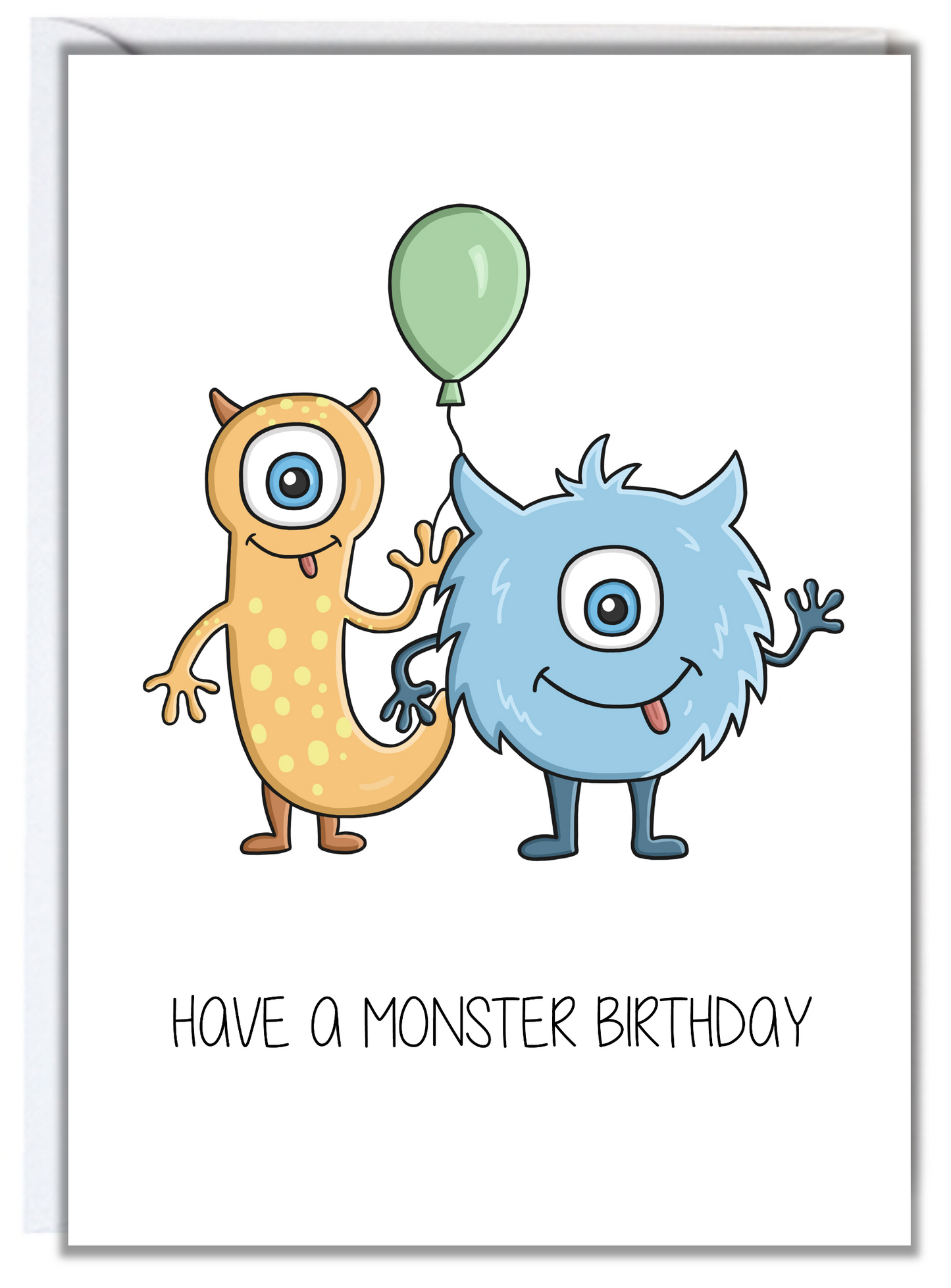 Monster Birthday Card