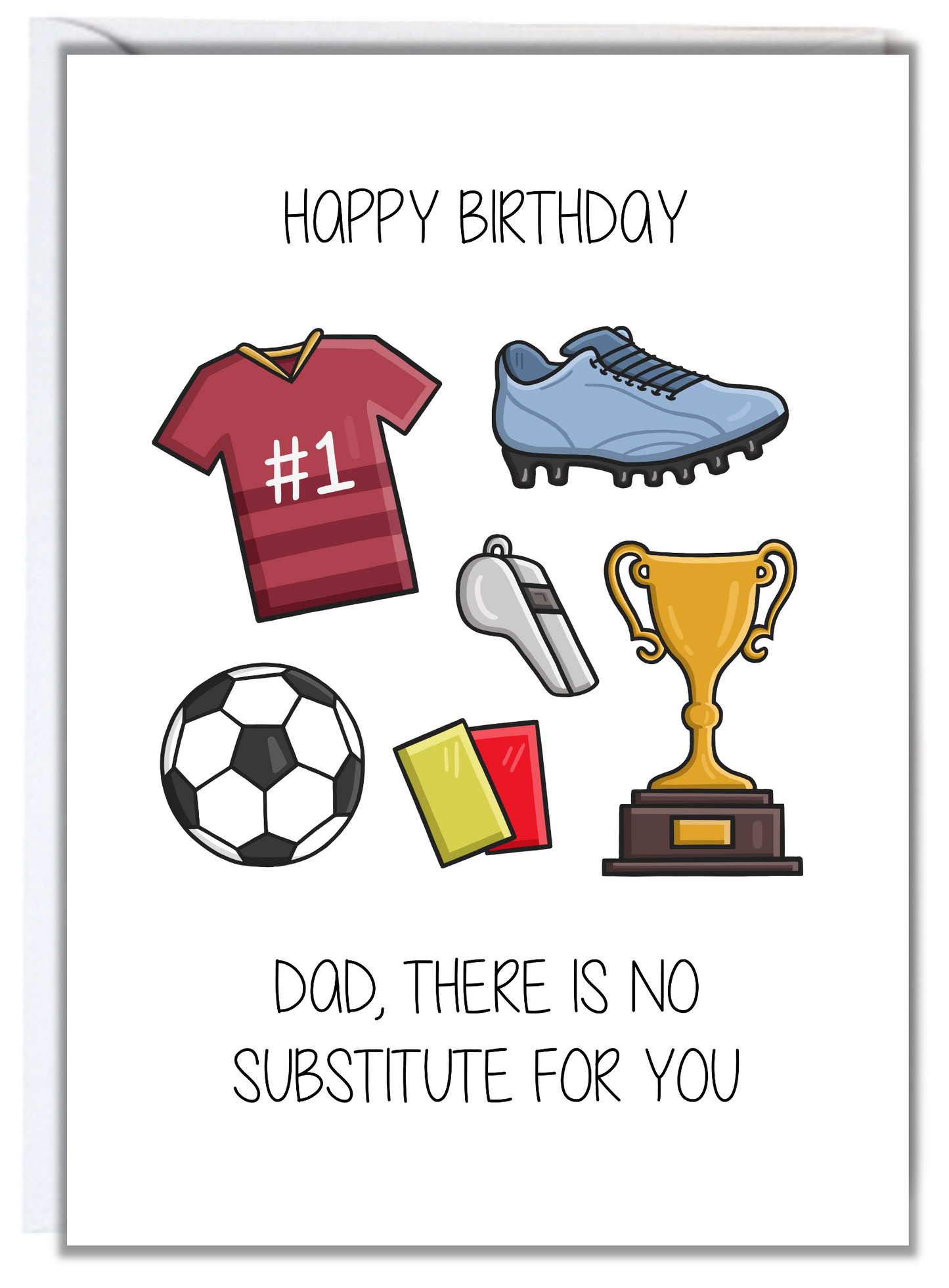 Football Dad Birthday Card