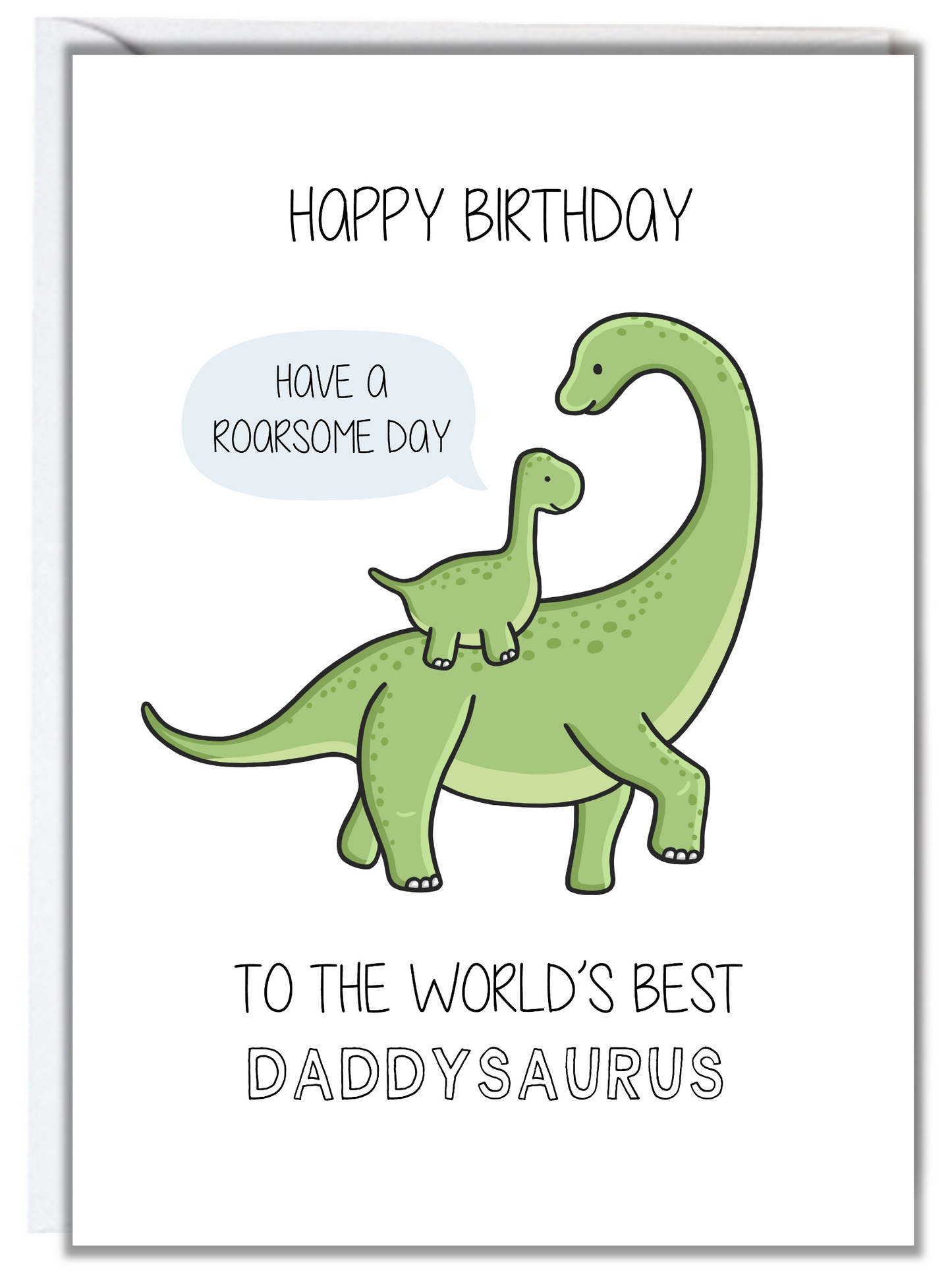 Daddysaurus Birthday Card