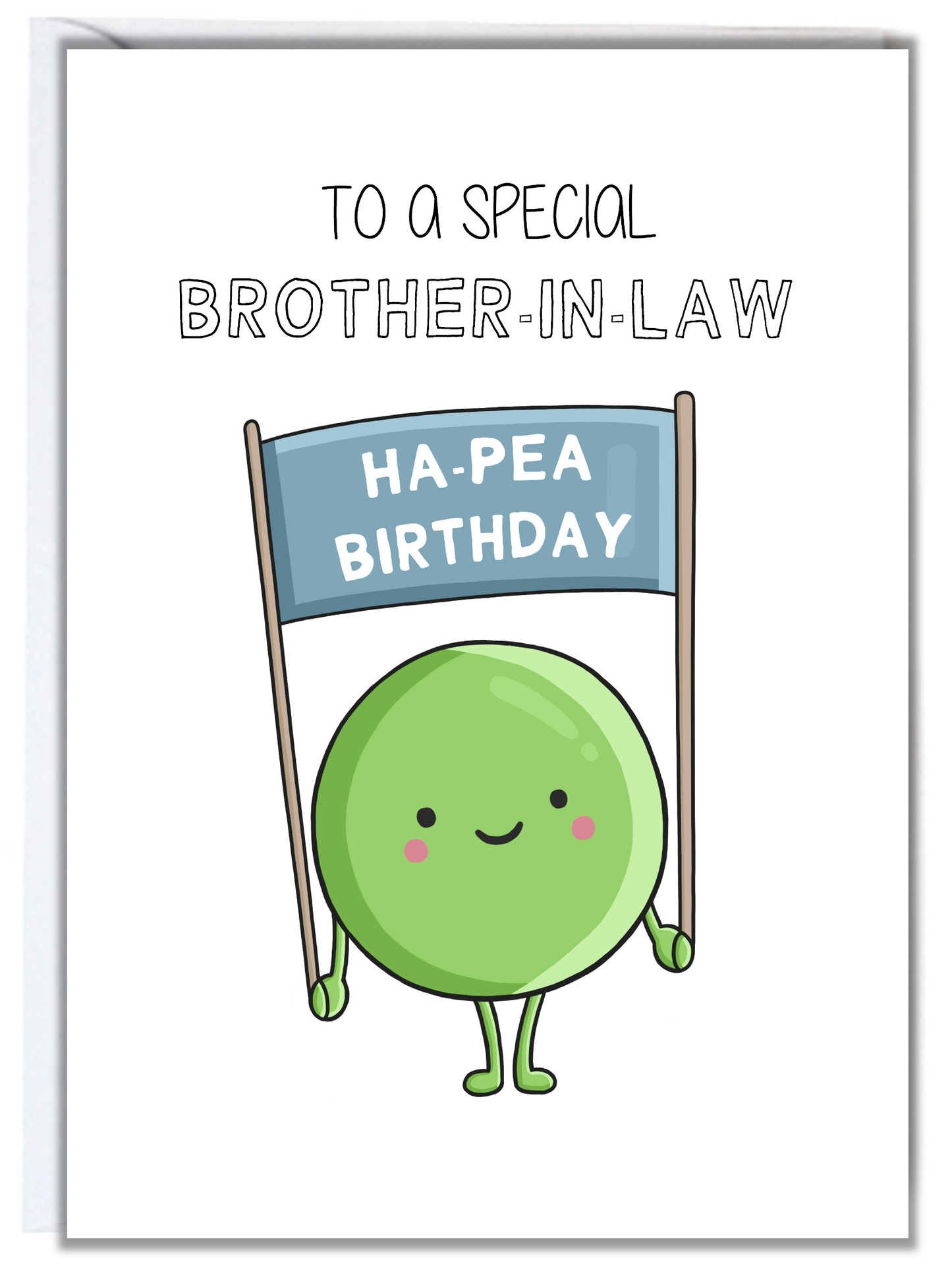 Peas Brother-In-Law Birthday Card