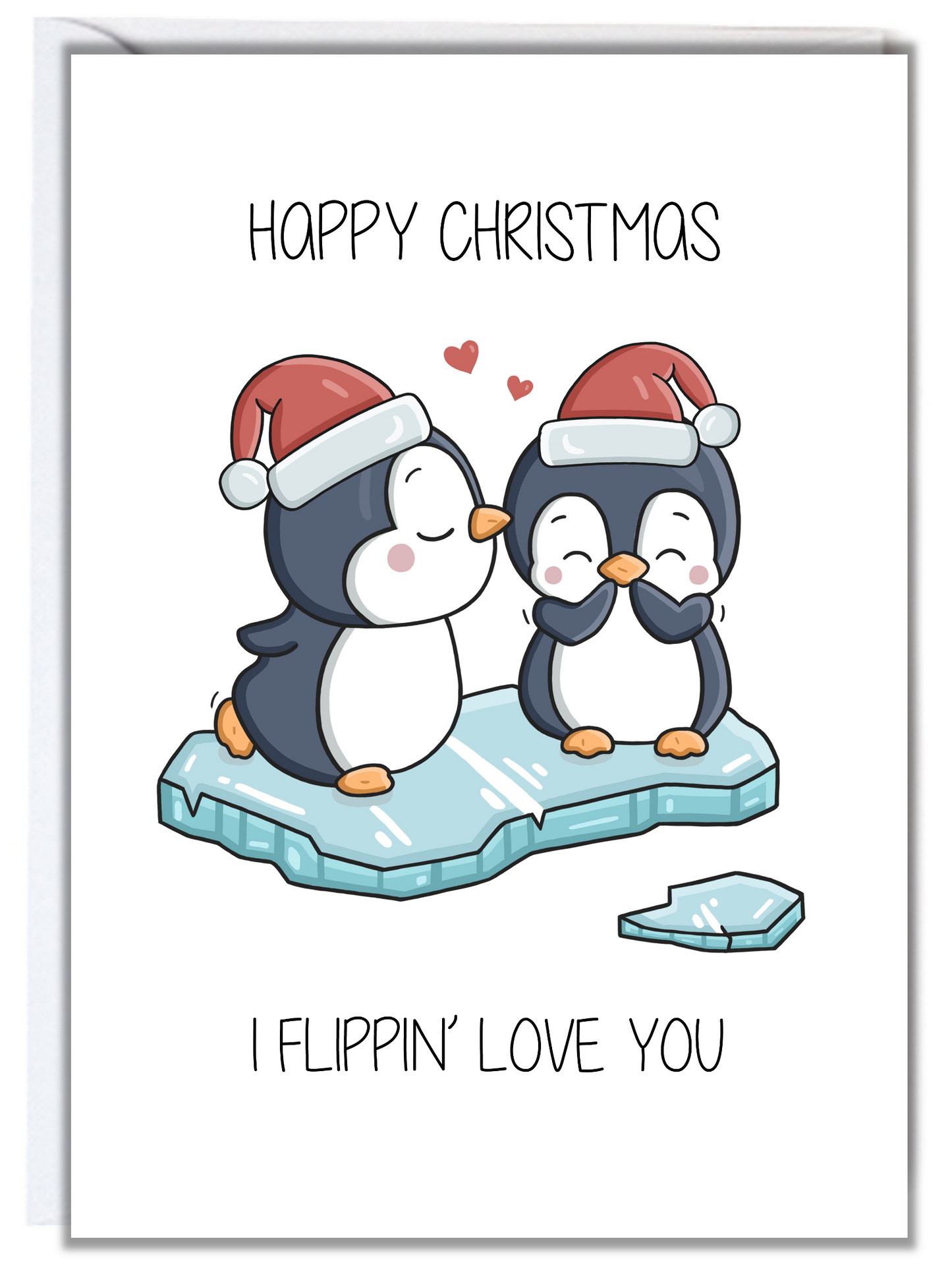 I Flippin' Love You Christmas Card
