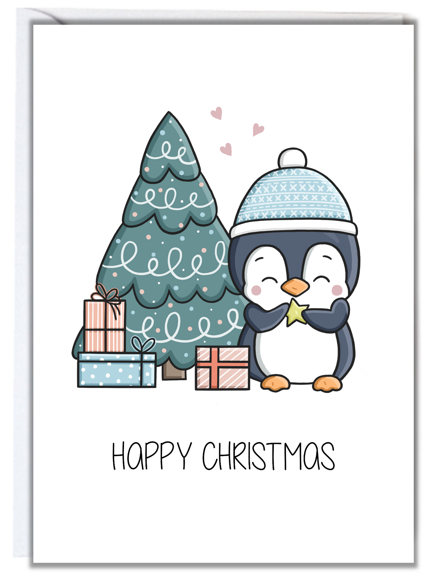 Penguin Christmas Card