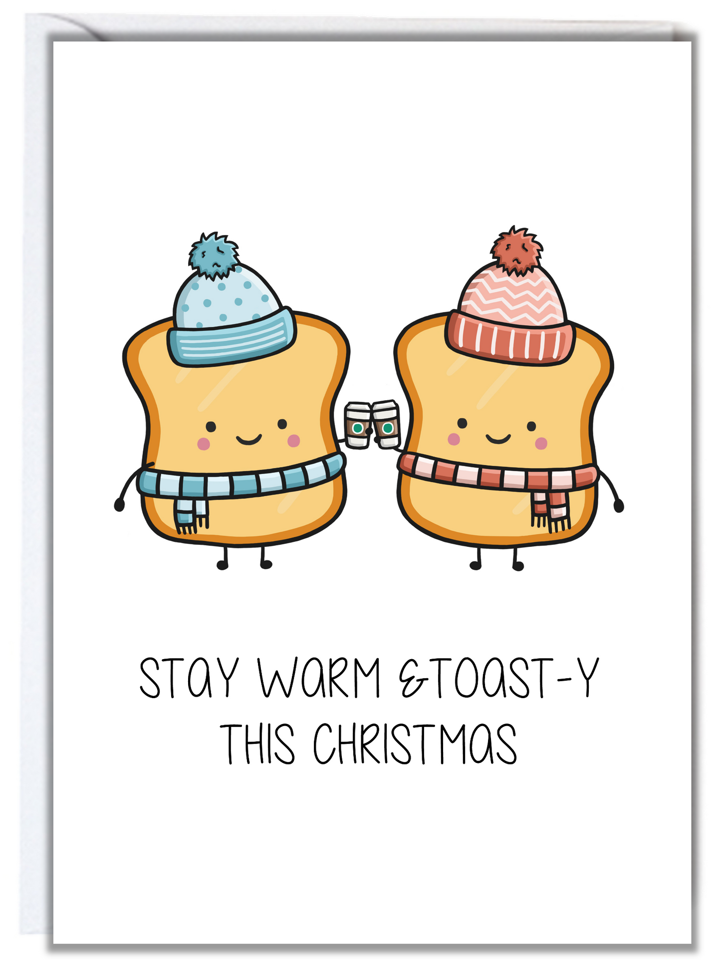 Warm and Toast-y Christmas Card