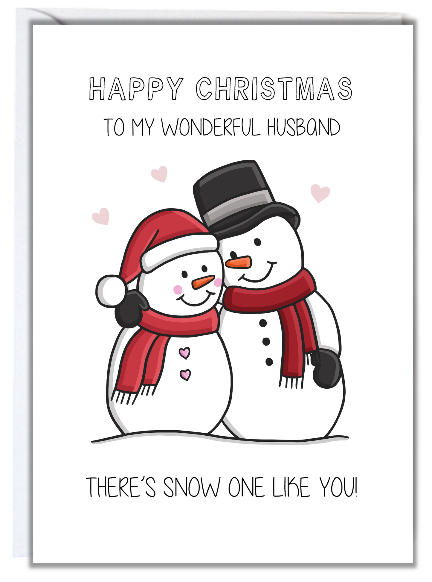 Snow One Like You Husband Christmas Card