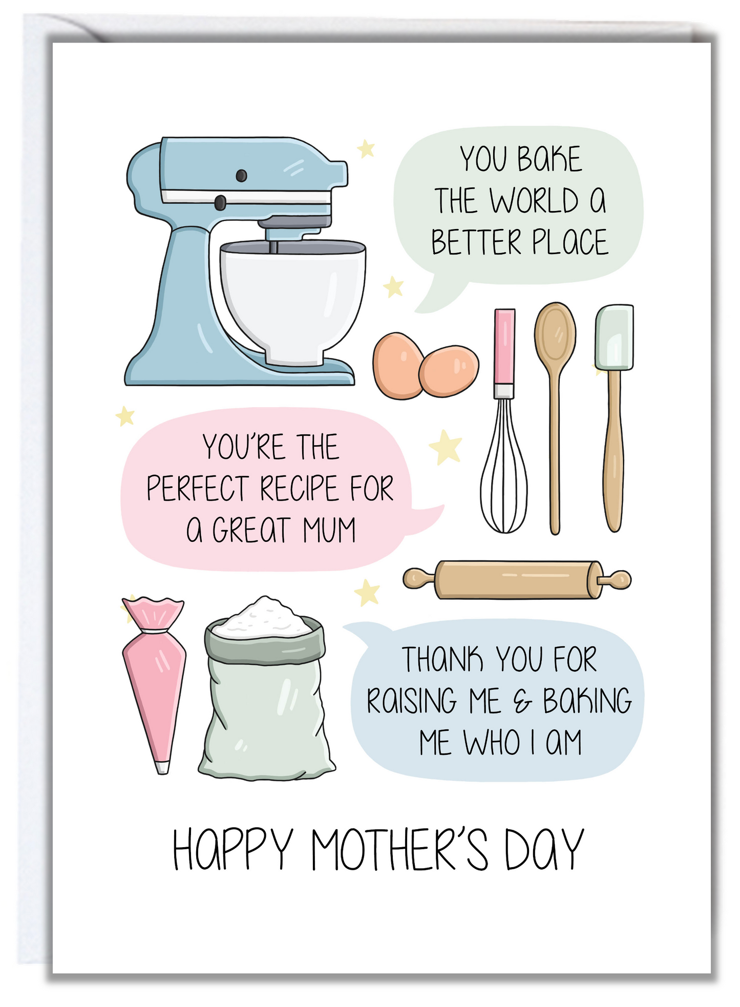 Baking Puns Mother's Day Card