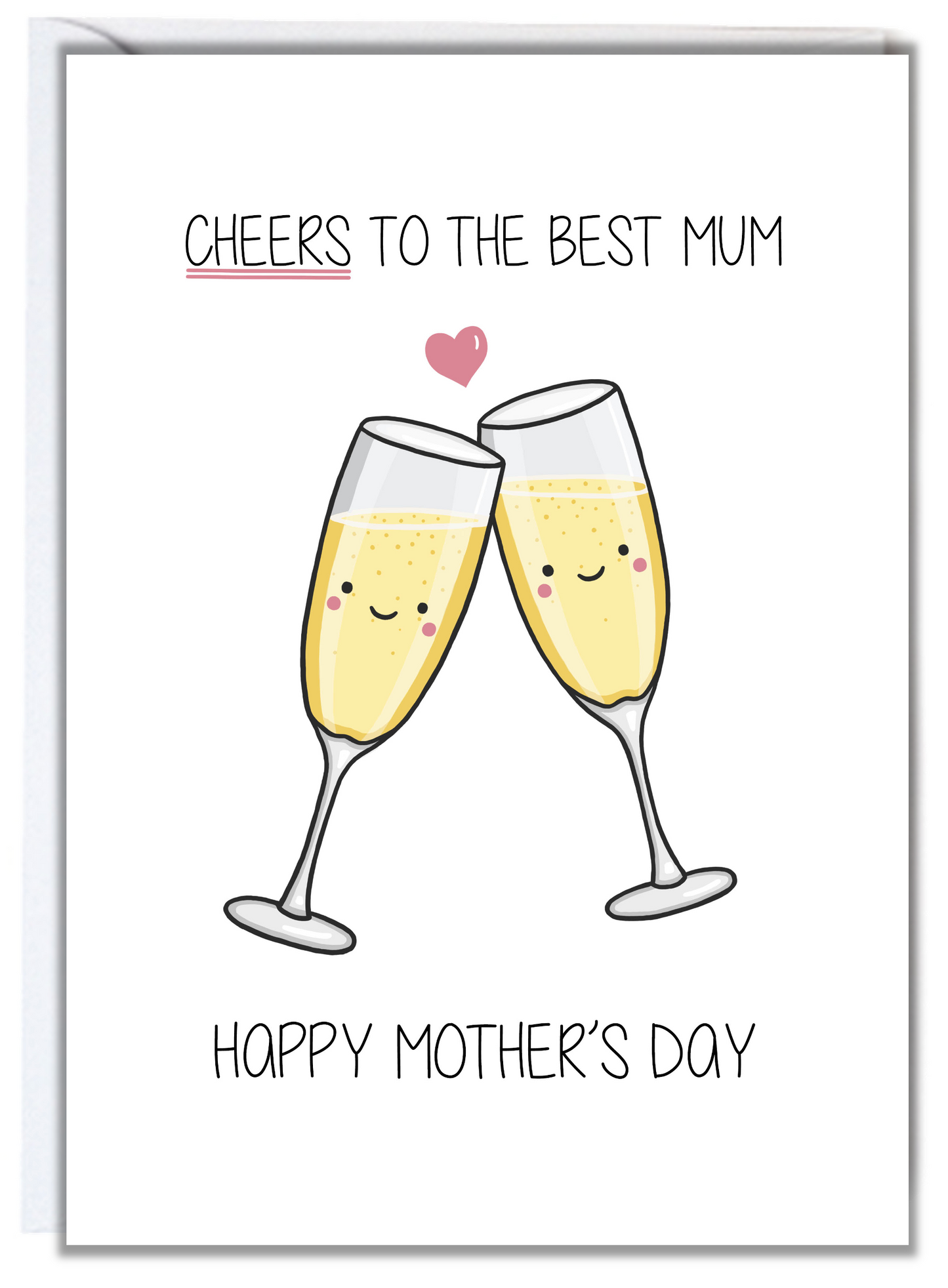 Cheers to the Best Mum Mother's Day Card