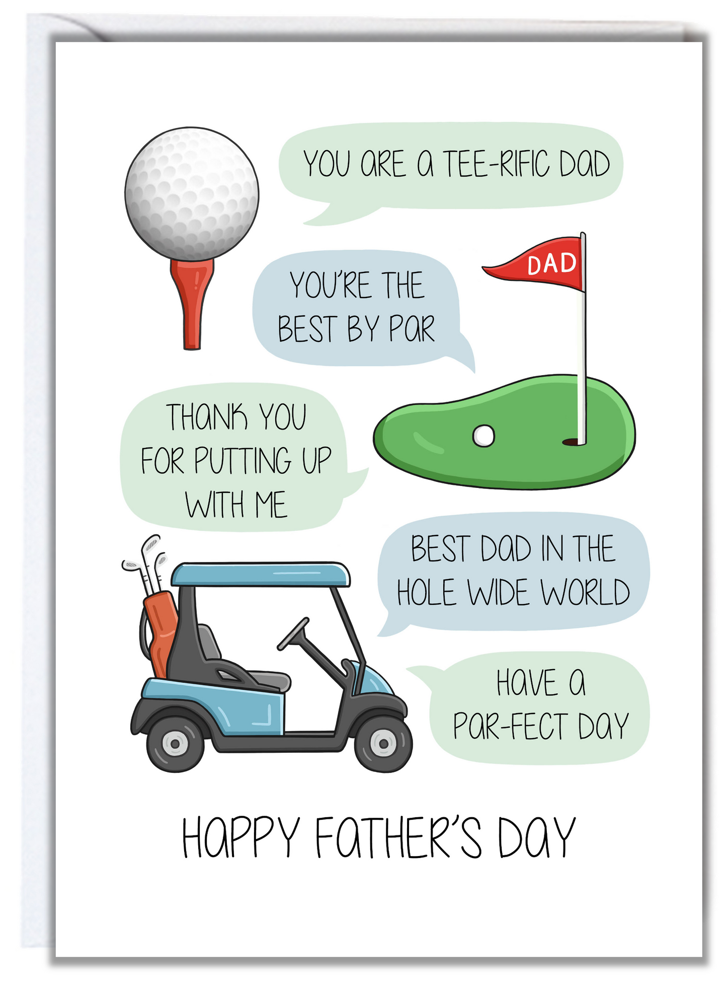 Tee-rific Father's Day Card