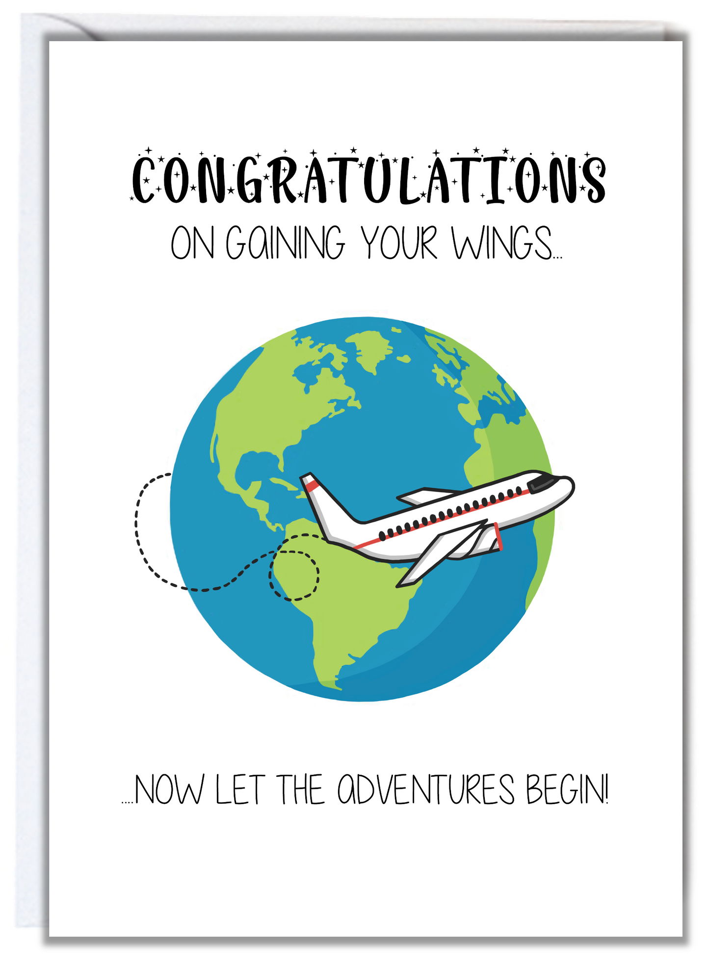 Flight Attendant Congratulations Card