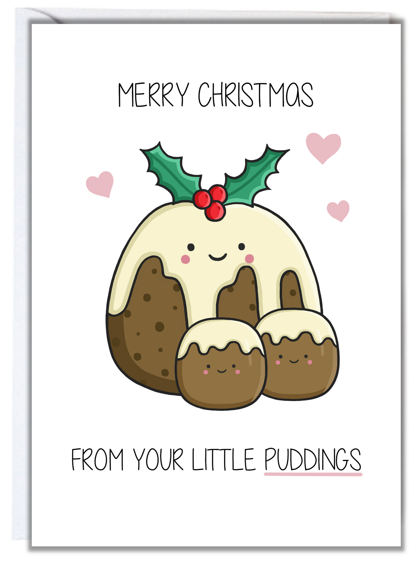 Little Puddings Christmas Card