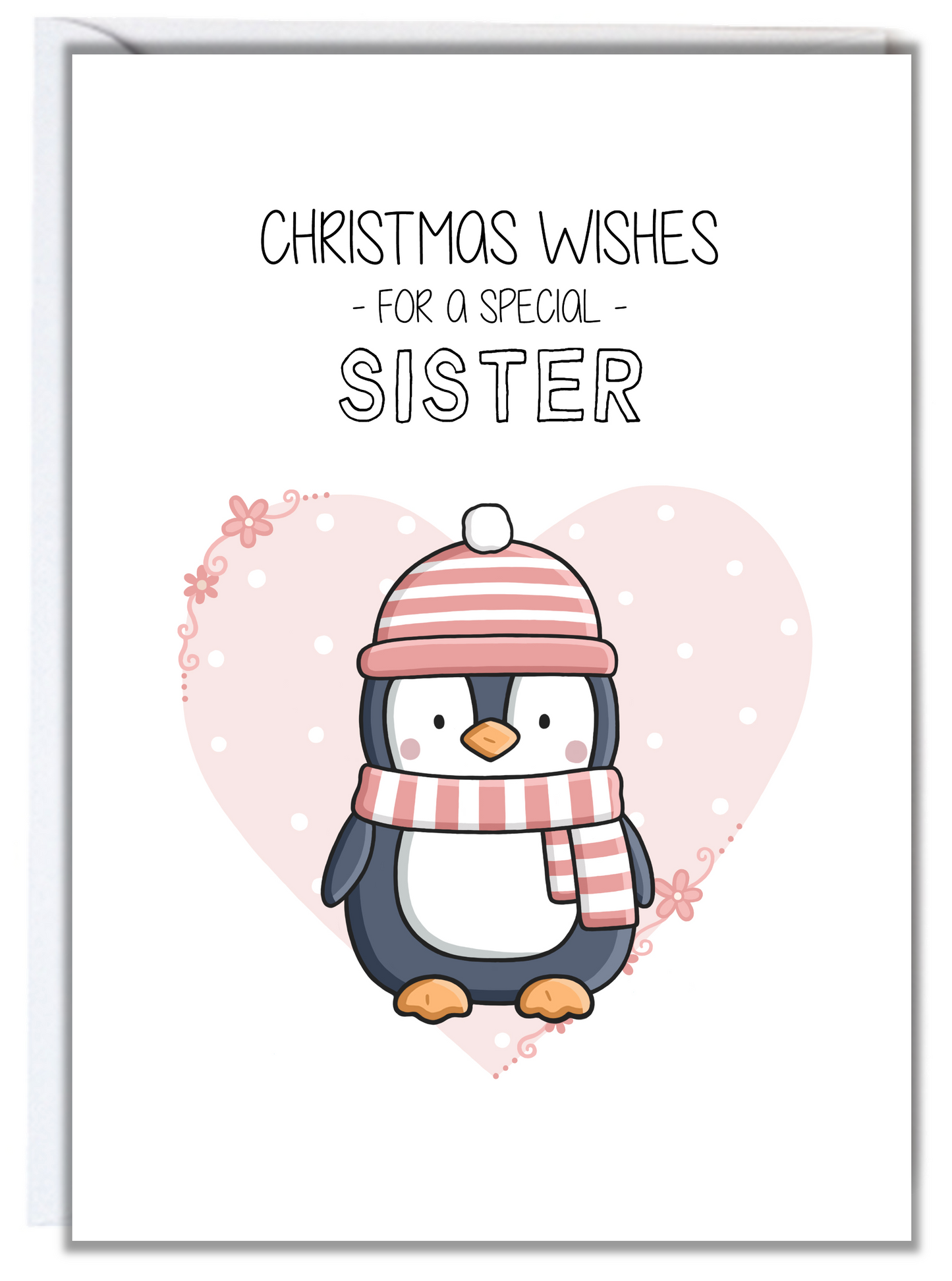 Penguin Sister Christmas Card