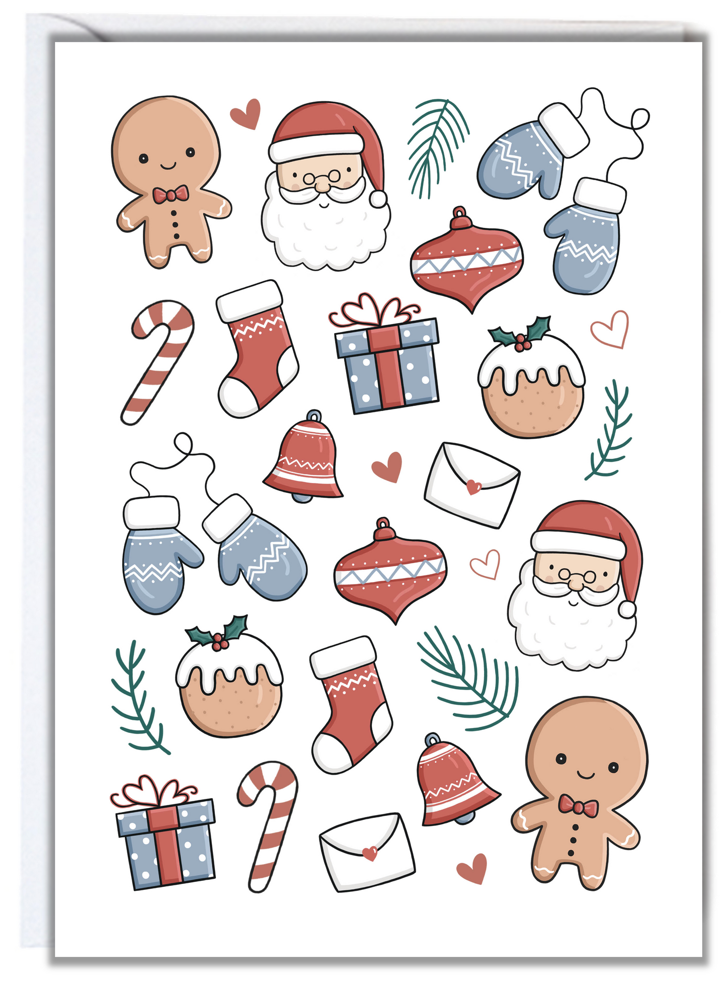 Christmas Patterns Card