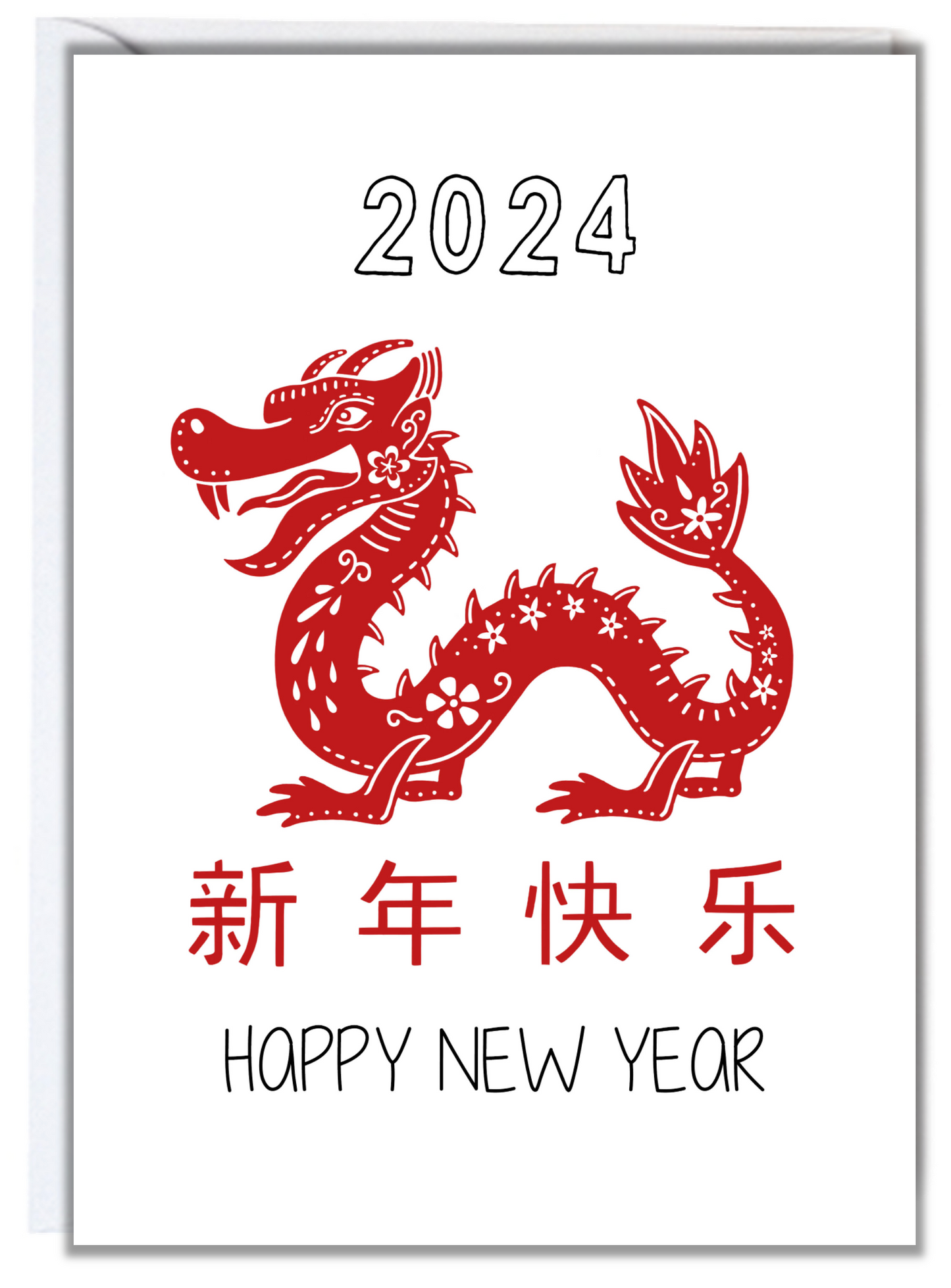 Year of the Dragon Card