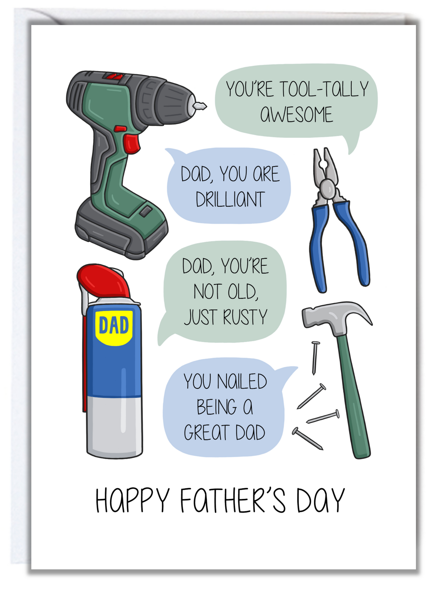 Dad, You Are Drilliant Father's Day Card