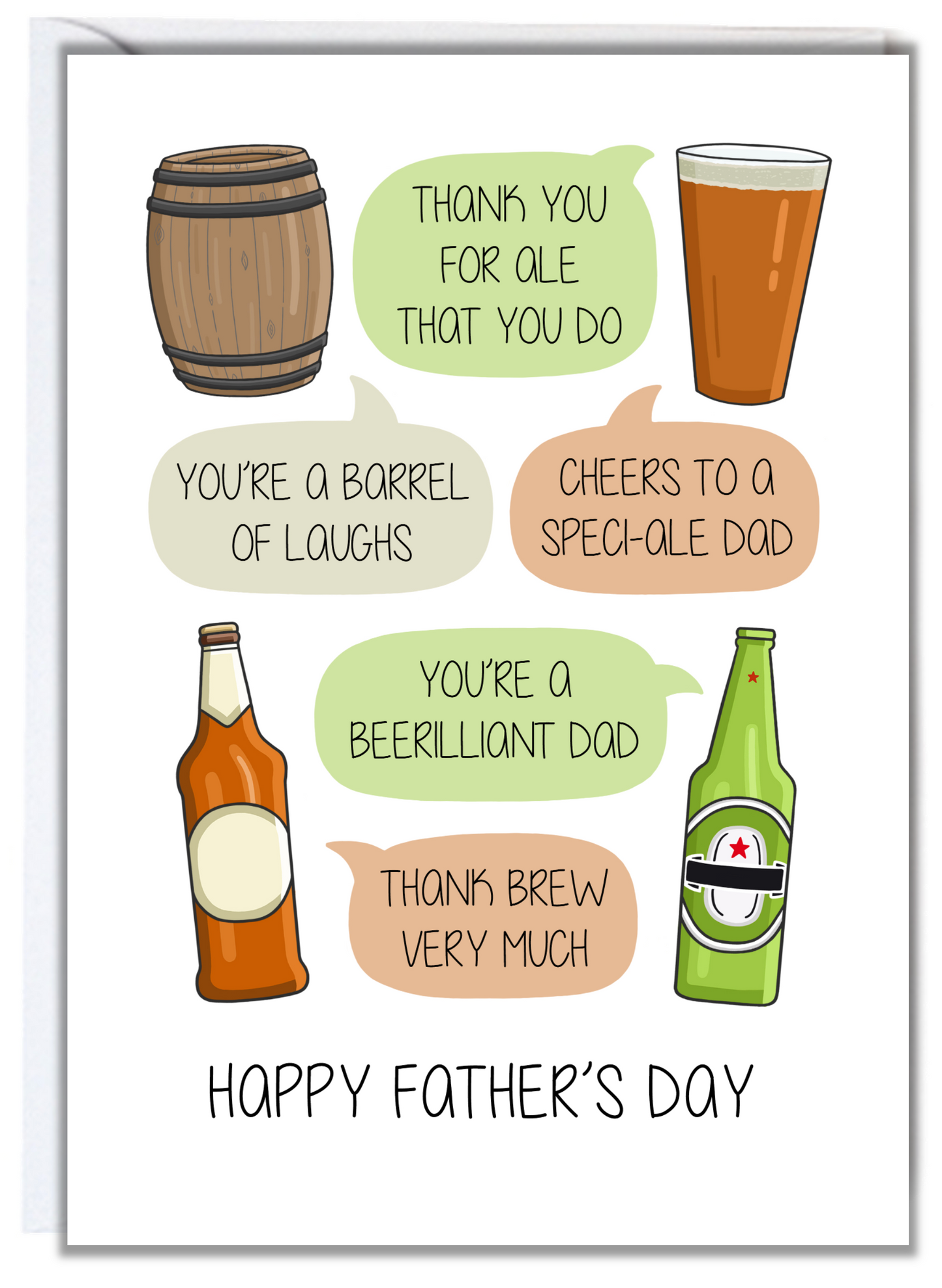 Beerilliant Father's Day Card