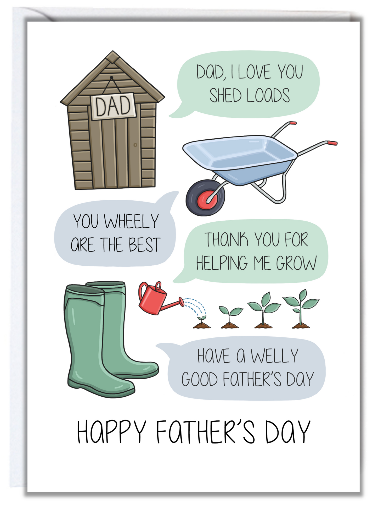 Welly Good Father's Day Card