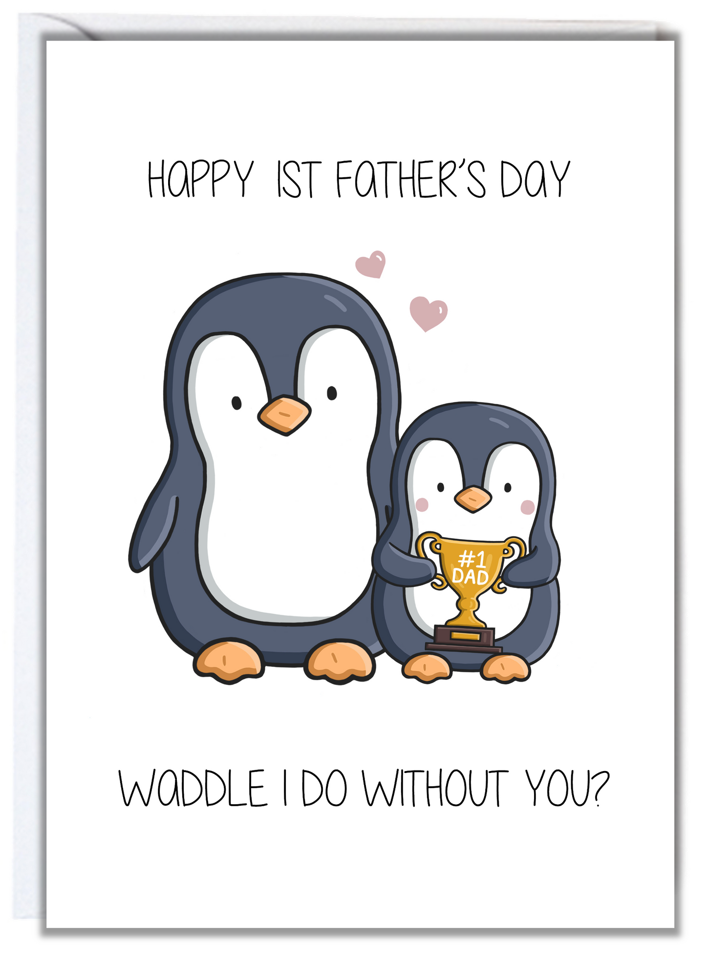 Penguin 1st Father's Day Card