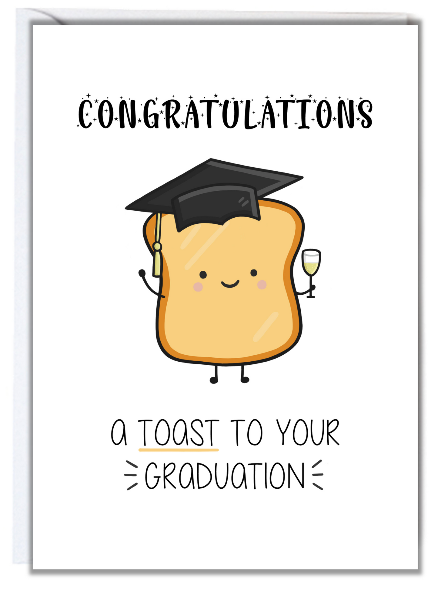 Toast Graduation Card