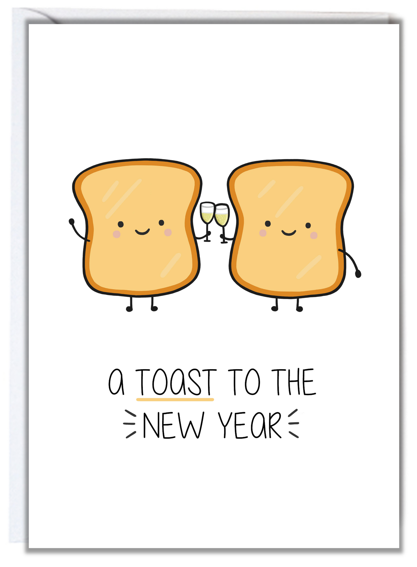 Toast to the New Year Card