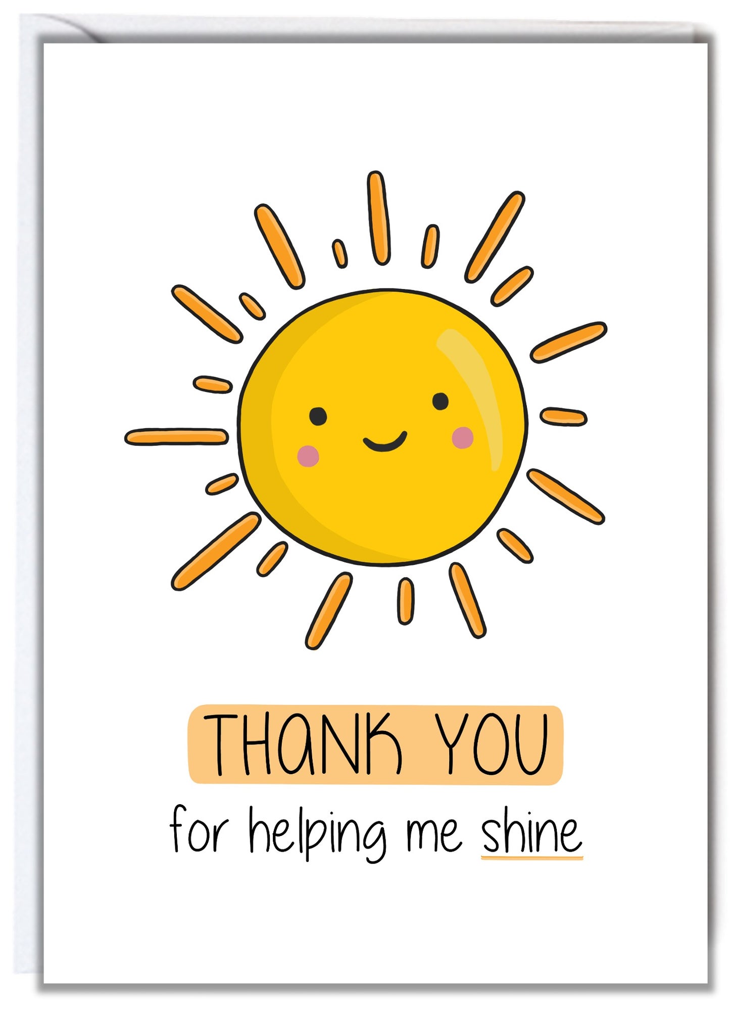 Helping Me Shine Card